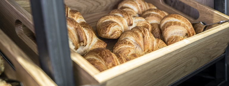 Frisches Gebäck aus der Region