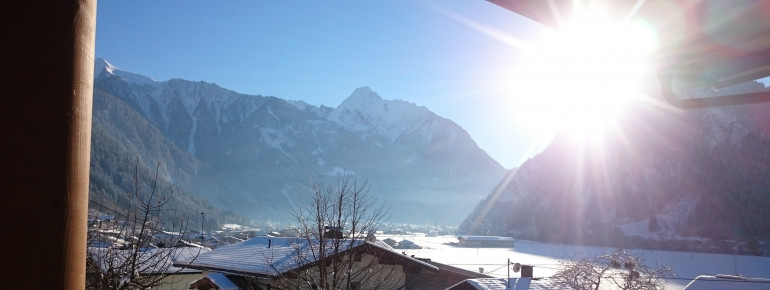 Blick auf die Zillertaler Bergwelt