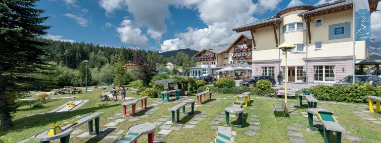 Minigolfen in unmittelbarer Nähe