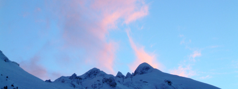 Blick aus dem Fenster, Abendstimmung