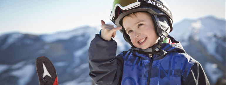 Kinder im Skiparadies Saalbach Hinterglemm