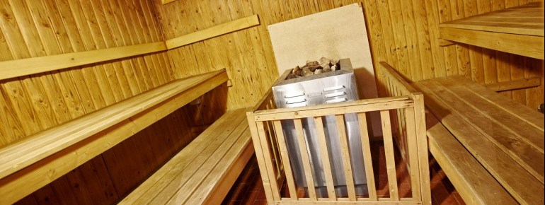 Sauna im Hotel Tatzlwurm