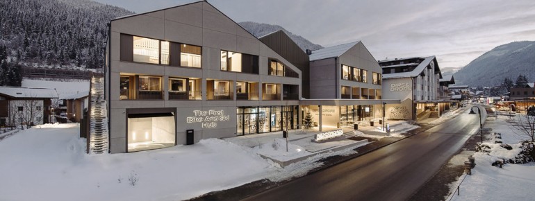 Das Dips & Drops ist The First Bike and Ski Hub – ein Ort für Bewegung, Natur und Gemeinschaft.
