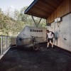 Eine praktische Bikewash-Station steht direkt am Hotel bereit.