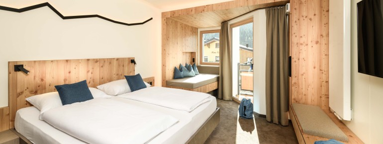 Die Zimmer im Dips & Drops sind genauso individuell wie ihre Gäste: modern, lässig und komfortabel.