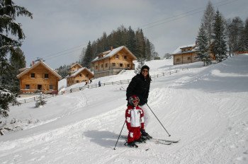 Winter im Hüttendorf