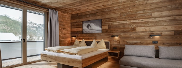 Schlafzimmer im Chalet