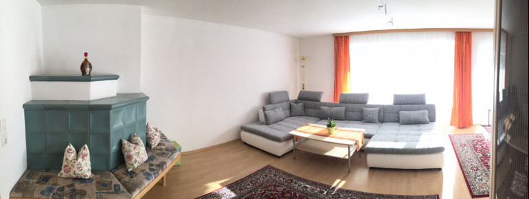 Wohnzimmer Appartement Burtschakof