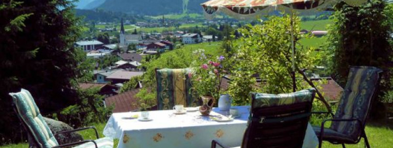 Ausblick von der Terrasse Wohnung Panorama