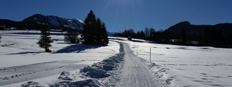 Wanderweg nach Tiefenbach