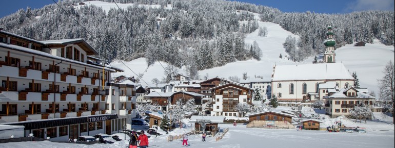 Anfängerschilift neben Landhotel Tirolerhof