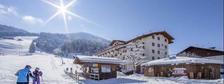 Landhotel Tirolerhof neben der Skipiste