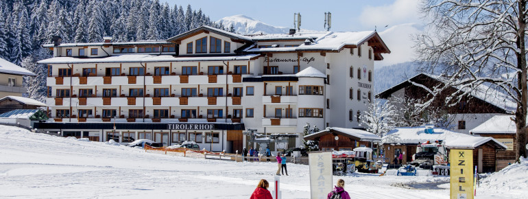 Winterwanderweg beim Landhotel Tirolerhof