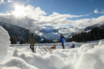 Winterwanderwege am Kristberg im Silbertal, dem Genießerberg im Montafon