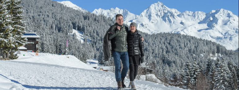 Winterwanderwege am Kristberg im Silbertal, dem Genießerberg im Montafon