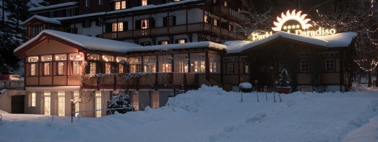 Hotelansicht Winter