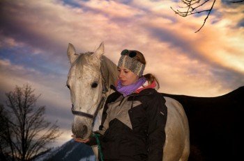 Anna und ihr Pferd
