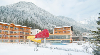 Kinderhotel Buchau im Winter
