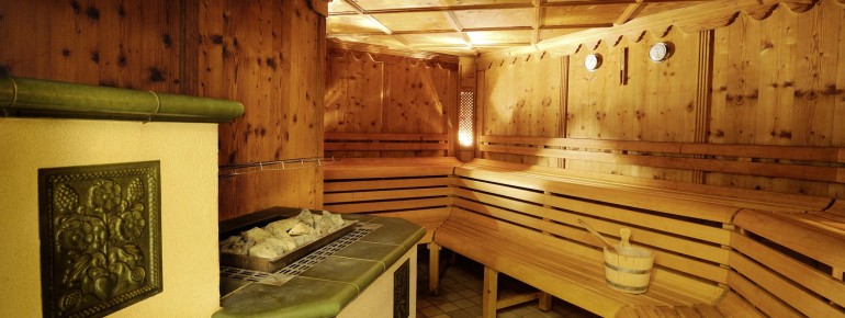 Finnische Sauna in der Krone von Lech