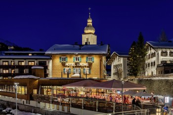 Romantik Hotel Die Krone von Lech mit Krone Eisbar