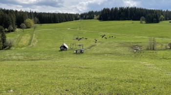 Skilift Dobel Schönwald im Sommer