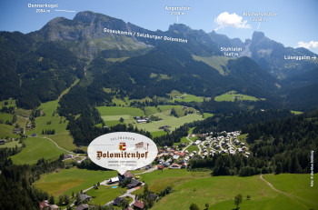 Der Salzburger Dolomitenhof ist von einer fantastischen Bergwelt umgeben. Naturgenuss ohne Ende!