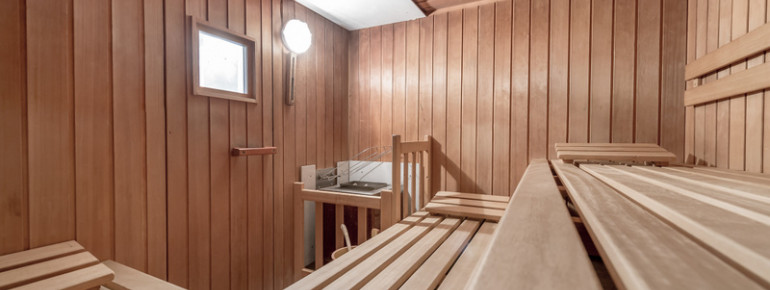 Wärme tanken in der Sauna