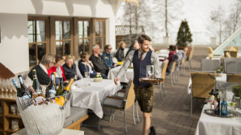 Terrasse im Winter