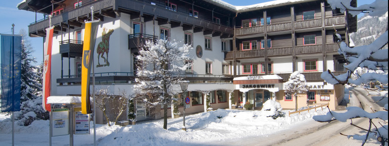 Hotel im Winter