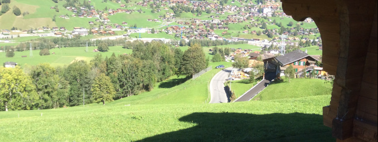 Aussicht vom Balkon