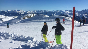 Ski fahren und genießen
