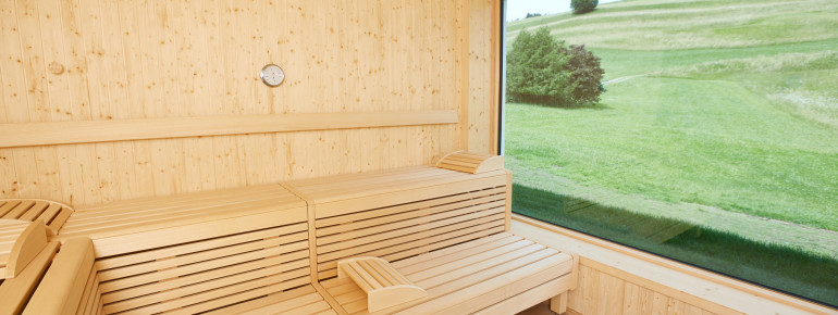 Finnische Sauna im Wohlfühlhotel Frohsinn
