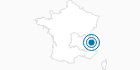 Webcam Courchevel: La Croisette - Weltcuppiste in Savoyen: Position auf der Karte