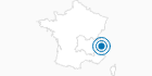 Webcam Val d'Isere: La Folie Douce in Savoyen: Position auf der Karte