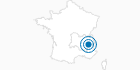 Webcam La Croix de Chamrousse in Isère: Position auf der Karte