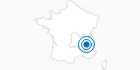 Webcam Meaudre Piste und Lift in Isère: Position auf der Karte