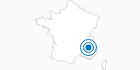 Webcam Talbereich Superdévoluy in Hautes-Alpes: Position auf der Karte
