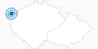 Skigebiet Bublava Erzgebirge Krusne hory: Position auf der Karte