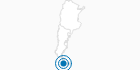Skigebiet Cerro Castor in Feuerland / Tierra del Fuego: Position auf der Karte