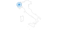 Skigebiet Alpette in Turin: Position auf der Karte