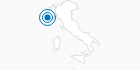Skigebiet Argentera in Cuneo: Position auf der Karte