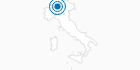 Webcam Blick vom Montebello (2100m) in Bergamo: Position auf der Karte