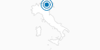 Webcam The Cima d’Asta in Valsugana - Lagorai: Position on map