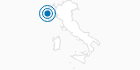 Skigebiet Via Lattea in Turin: Position auf der Karte