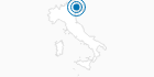 Skigebiet Piancavallo in Pordenone und Umgebung: Position auf der Karte