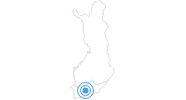 Skigebiet Alhovuori in Uusimaa: Position auf der Karte