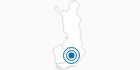 Ski Resort Häkärinteet in Central Finland: Position on map