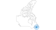 Ski Resort Ski Cape Smokey at Nova Scotia's Eastern Shore: Position on map