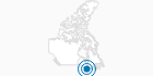 Skigebiet Blue Mountain Resort in Südwest-Ontario: Position auf der Karte