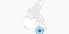 Skigebiet Brimacombe - Oshawa Ski Club in Südwest-Ontario: Position auf der Karte